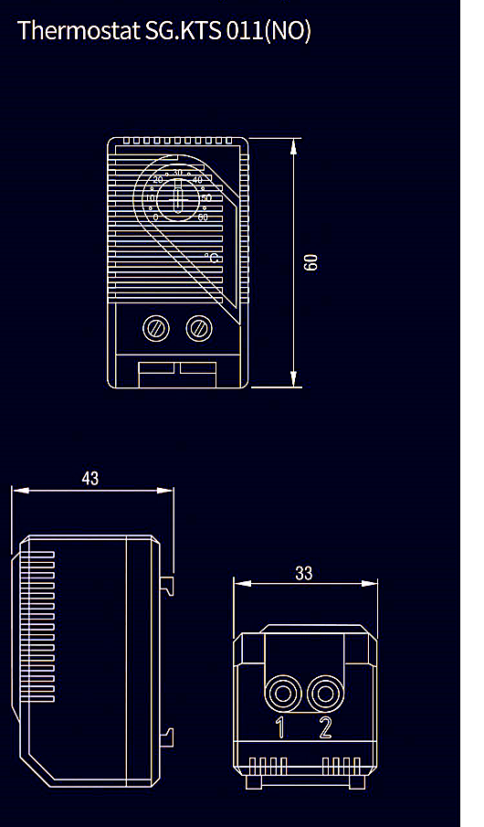 SG.KTS011 (NO) body dimensions drawing reference