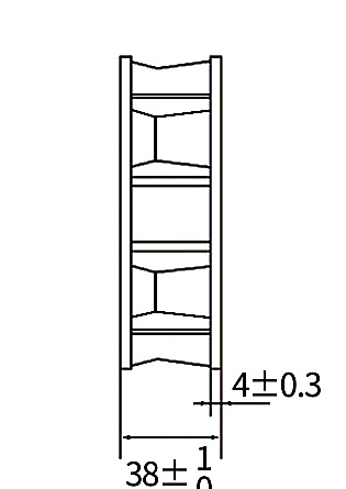 SG12038HA1(T) / SG12038HA2(T) side depth drawing reference