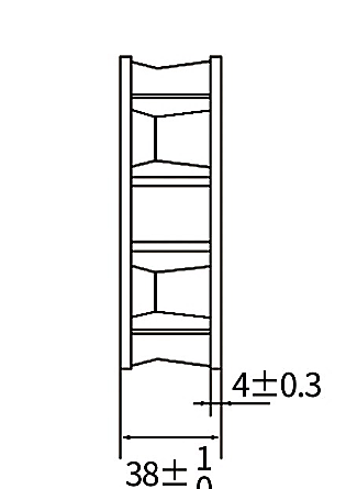 SG15038HA1(T) / SG15038HA2(T) side depth drawing reference