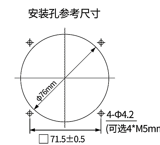 SG8025HA1 SG8025HA2 mounting opening drawing reference